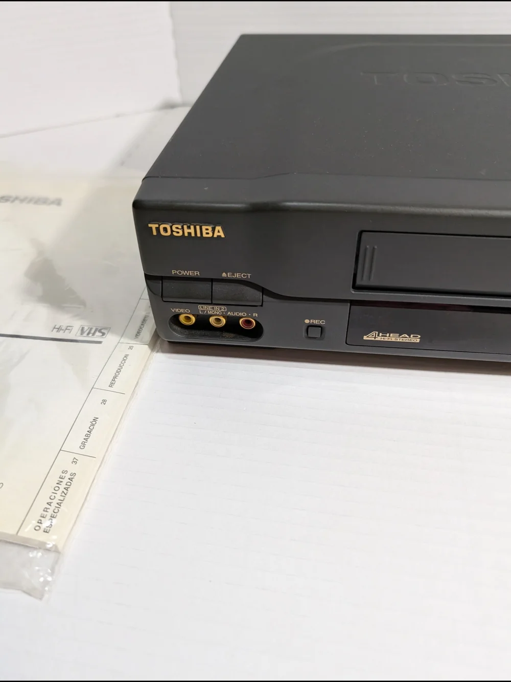 Toshiba VCR M-661 With Remote & Original Manual One Of A Kind